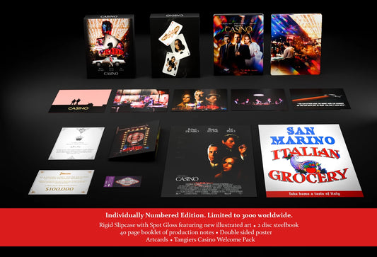 Casino Ultimate Collectors Edition Steelbook (UK) 4K Ultra HD + Blu-Ray (Region Free)