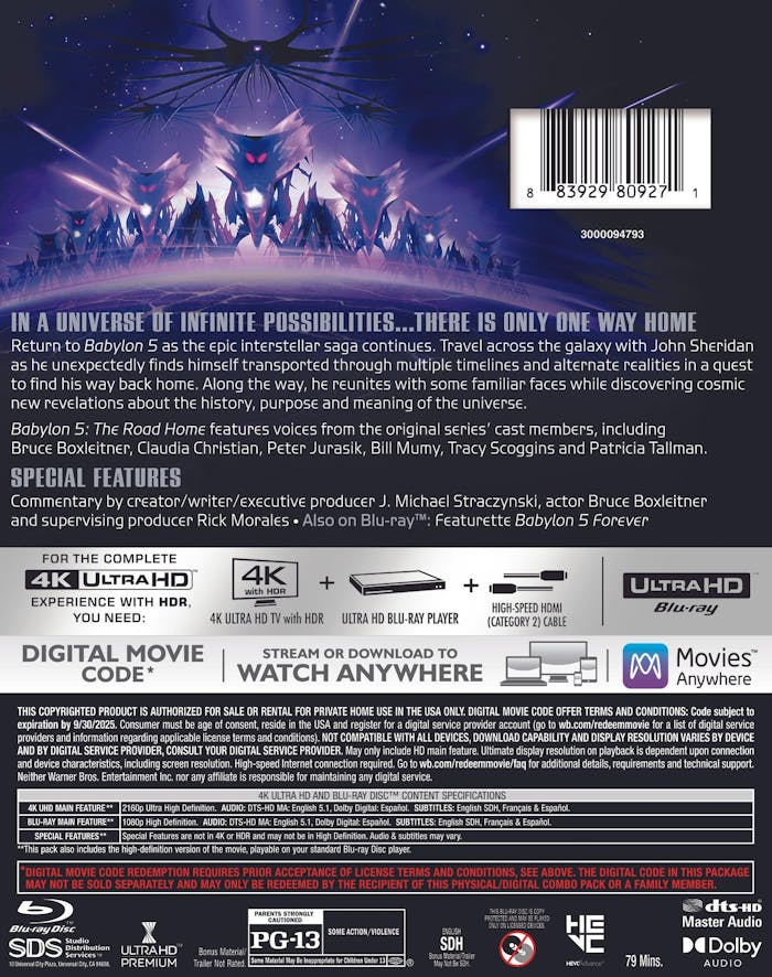 Babylon 5: The Road Home (4K Ultra HD + Blu-ray)