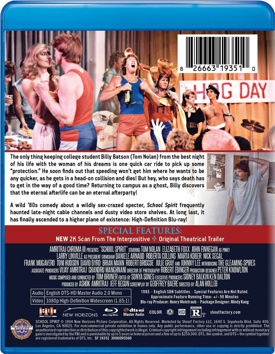 PRE-ORDER: School Spirit (Blu-ray)