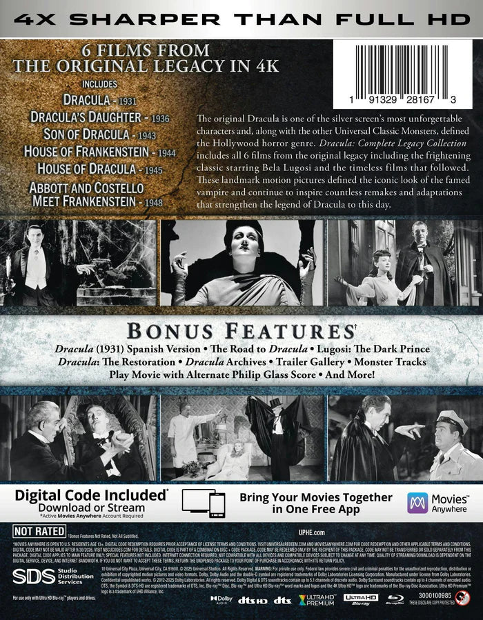 Dracula: The Complete Legacy Collection (4K Ultra HD + Digital) Pre-Order