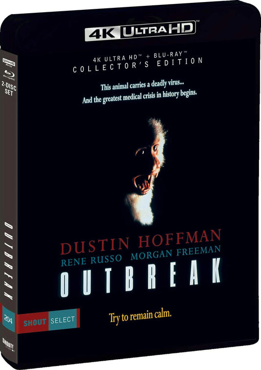 Outbreak Collector's Edition 4K UHD + Blu-Ray with Slipcover