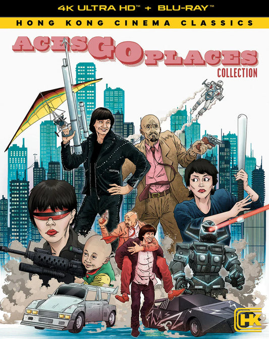 PRE-ORDER: Aces Go Places Collection (4K Ultra HD + Blu-ray)