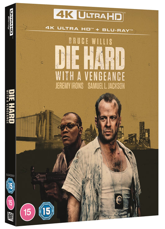 PRE-ORDER: Die Hard 3 - Die Hard With A Vengeance (UK) 4K Ultra HD + Blu-Ray/Region Free