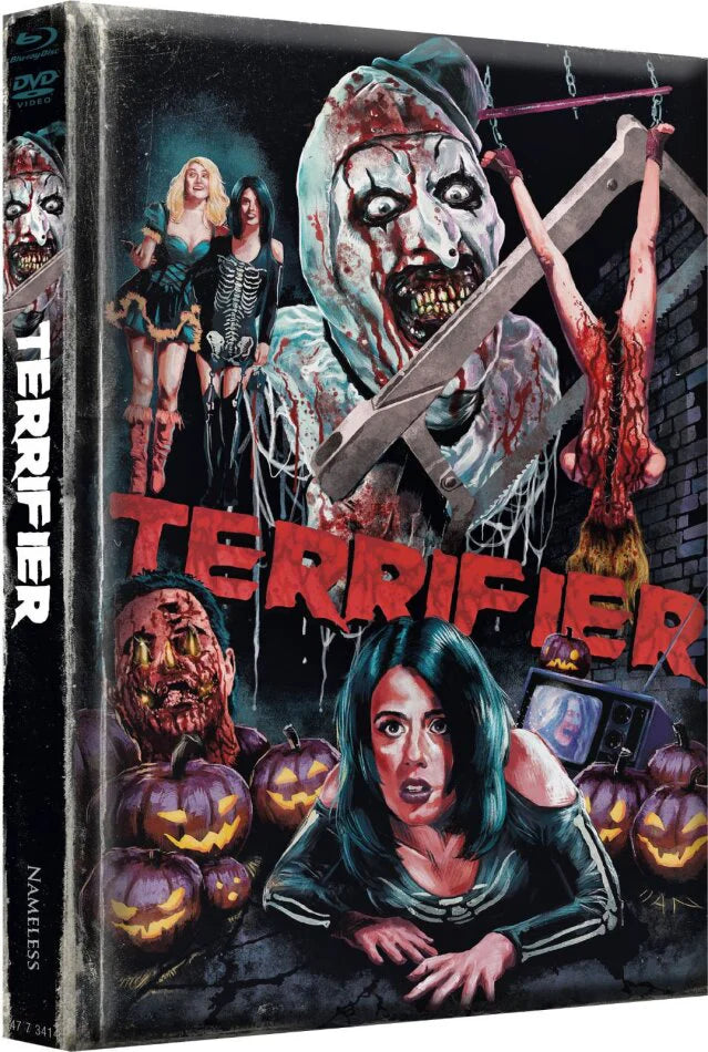 Terrifier (2016) Limited Edition Padded Mediabook (LE 1222) – Blu-ray (Region B) (Nameless Media/Import)