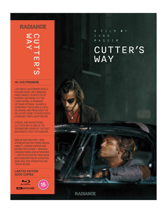 PRE-ORDER: Cutters Way Limited Edition 4K Ultra HD + Blu-Ray (Region B)