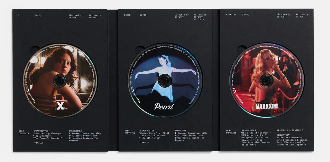 X Trilogy: Collector's Edition Box Set from A24 4K UHD
