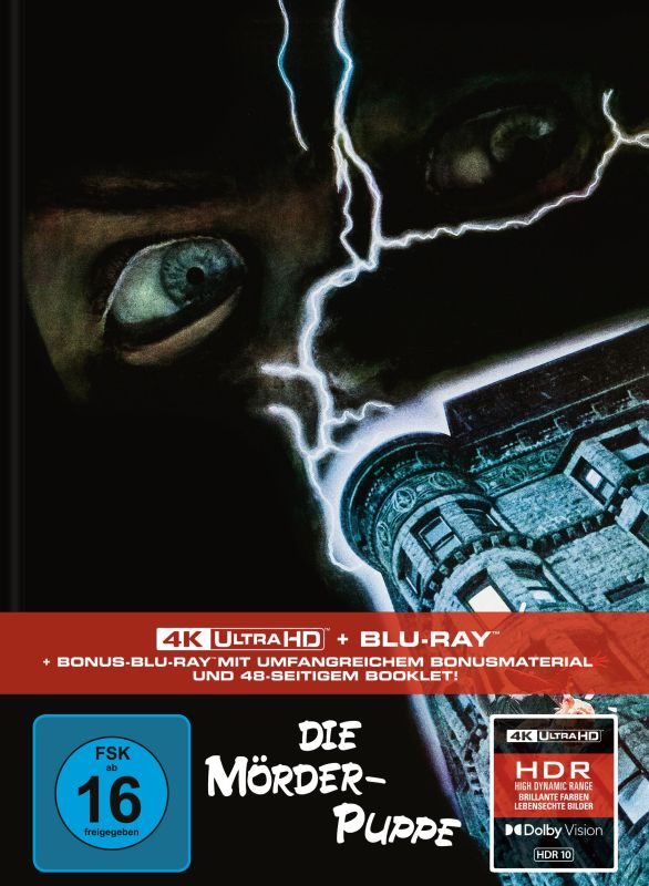 Child’s Play (1988) – Limited Mediabook Edition (4K Ultra HD + Blu-ray + Bonus Blu-ray Region B) – Cover B (Capelight Shop Exclusive)
