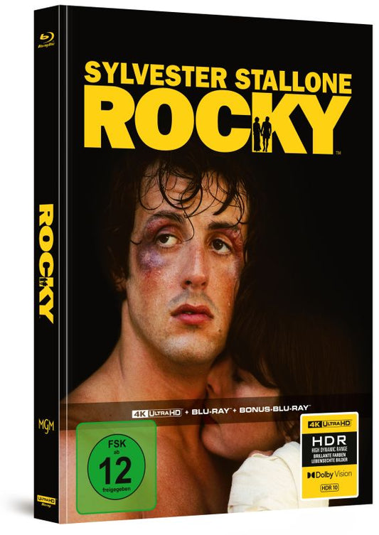 PRE-ORDER: Rocky - Limited 3-Disc Mediabook – Cover B (4K Ultra HD + Blu-ray/Region B) (Import/Capelight Pictures)
