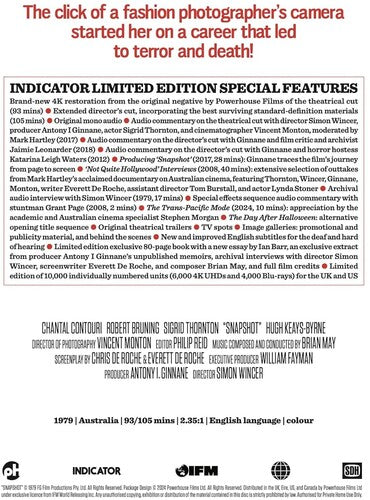 Snapshot (aka The Day After Halloween) Limited Edition 4K UHD