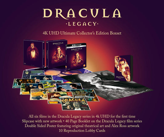 PRE-ORDER: Dracula Limited Ultimate Collectors Edition 4K Ultra HD + Blu-Ray (Region Free)