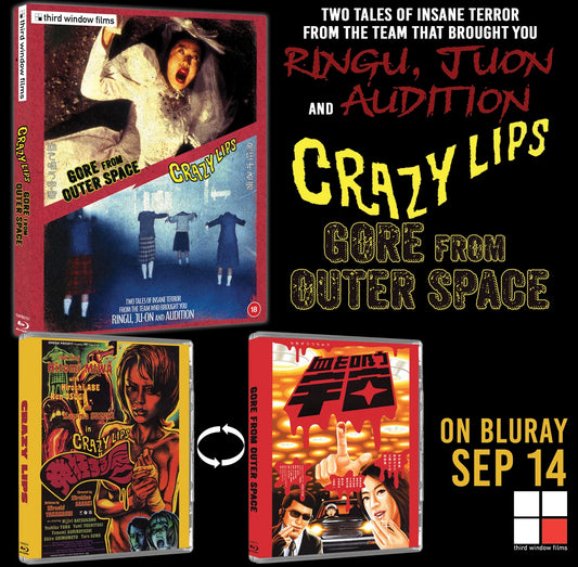 PRE-ORDER: Crazy Lips / Gore From Outer Space Limited Edition Blu-Ray (Region B)