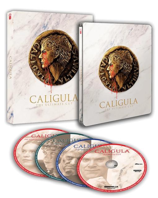 PRE-ORDER: CALIGULA: THE ULTIMATE CUT (1980) 4K & BLU-RAY - STEELBOOK