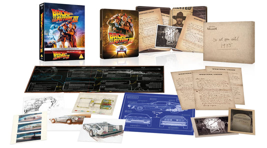 PRE-ORDER: Back To The Future - Part 3 Limited Collectors Edition Steelbook (UK) 4K Ultra HD + Blu-Ray (Region Free)