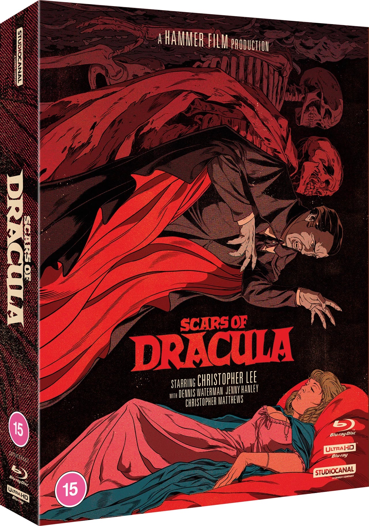 PRE-ORDER: Scars Of Dracula Limited 55th Anniversary Collectors Edition 4K Ultra HD + Blu-Ray (Region B)