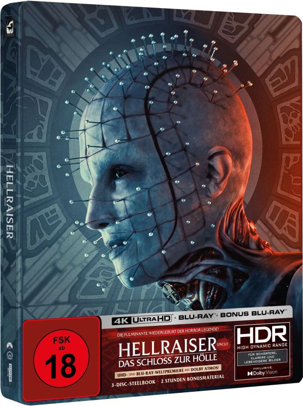 Hellraiser 2022 – Steelbook (4K UHD + Blu-Ray Region B) (Limited Edition) (Import/Turbine)