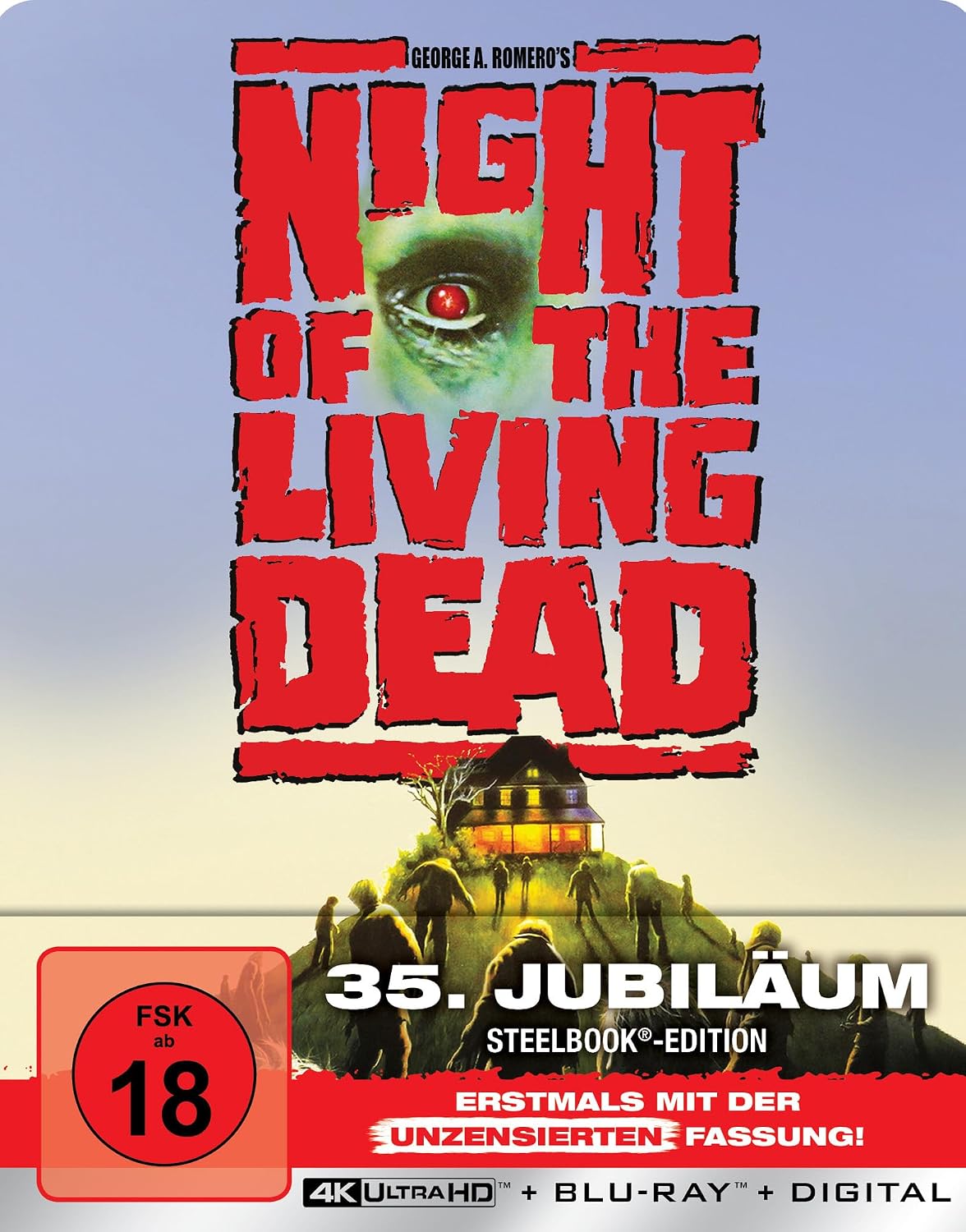 Night of the Living Dead (1990) (Limited Steelbook) (4K Ultra HD+ Blu-ray/Region B) (German Import)