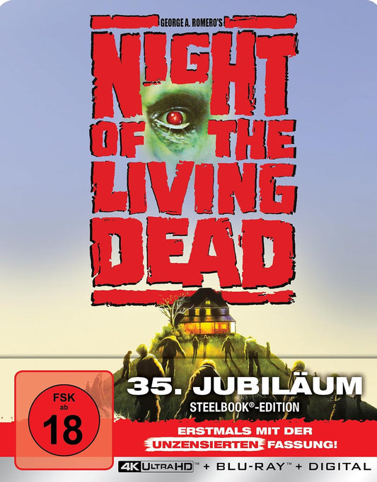 Night of the Living Dead (1990) (Limited Steelbook) (4K Ultra HD+ Blu-ray/Region B) (German Import)