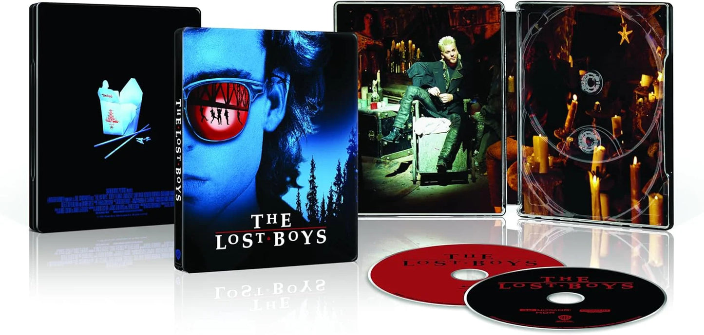 The Lost Boys Limited Edition Steelbook (UK) 4K + Blu-Ray (Region Free)