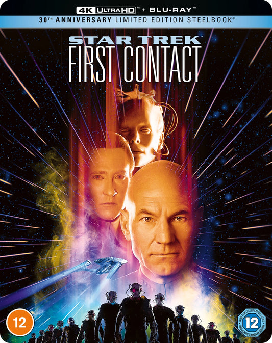 Star Trek VIII - First Contact Limited Edition Steelbook (UK) 4K Ultra HD + Blu-Ray (Region Free)