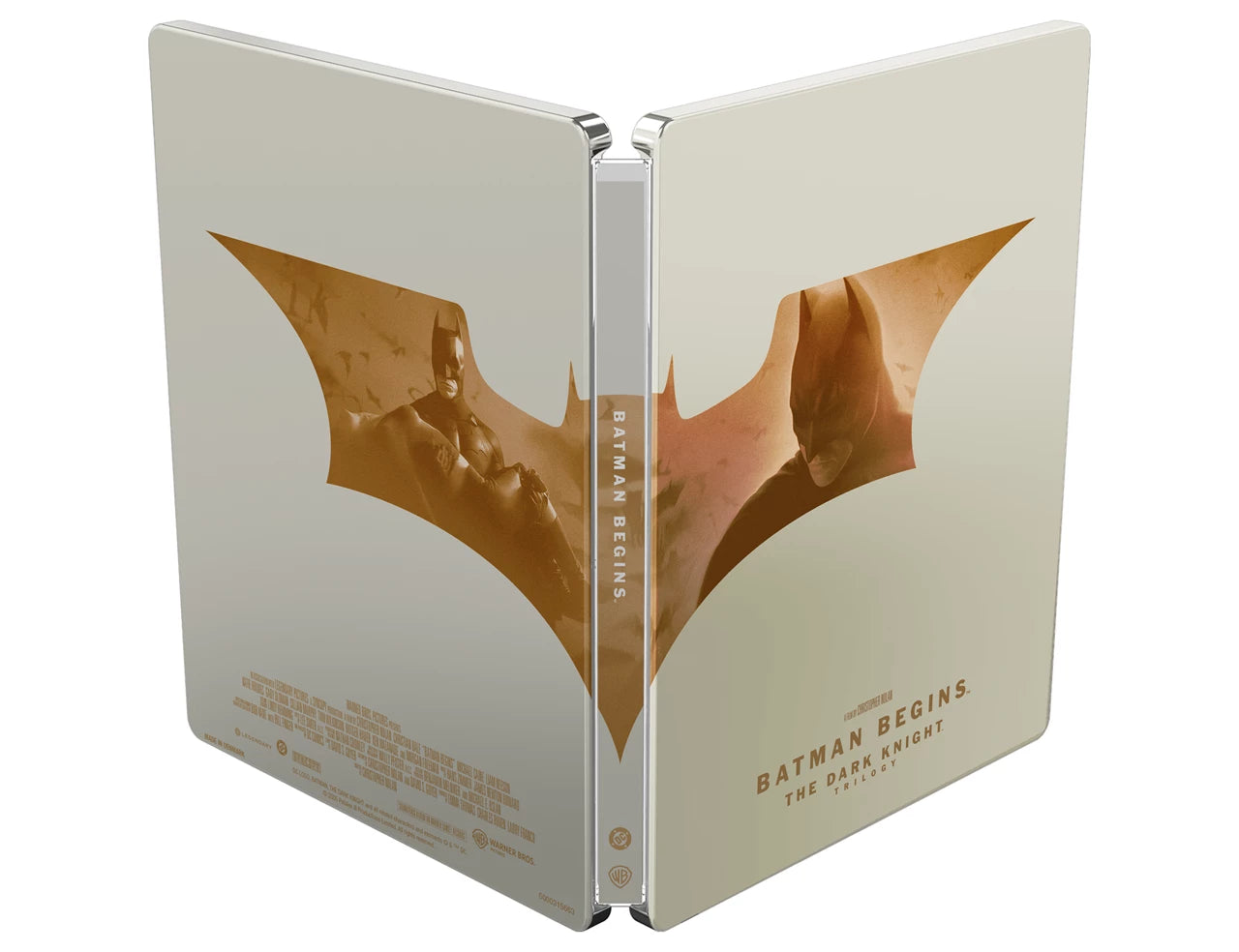 Batman - The Dark Knight Trilogy Limited Edition Steelbook 4K Ultra HD + Blu-Ray (UK) Region Free Pre-Order (1 Per Customer)