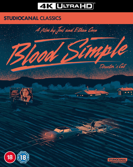 PRE-ORDER: Blood Simple 4K Ultra HD (Studio Canal)