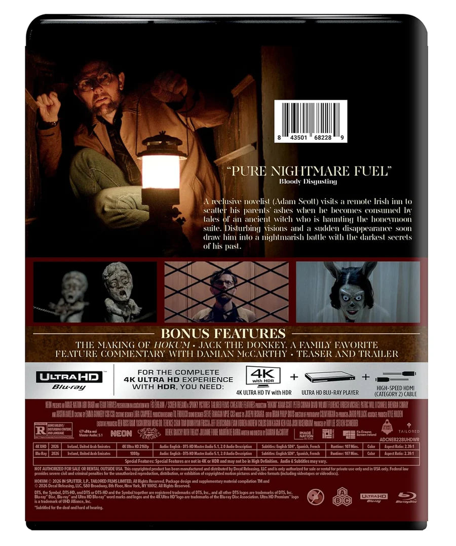 Hokum with Limited Edition Slipcover 4K UHD (Shout)
