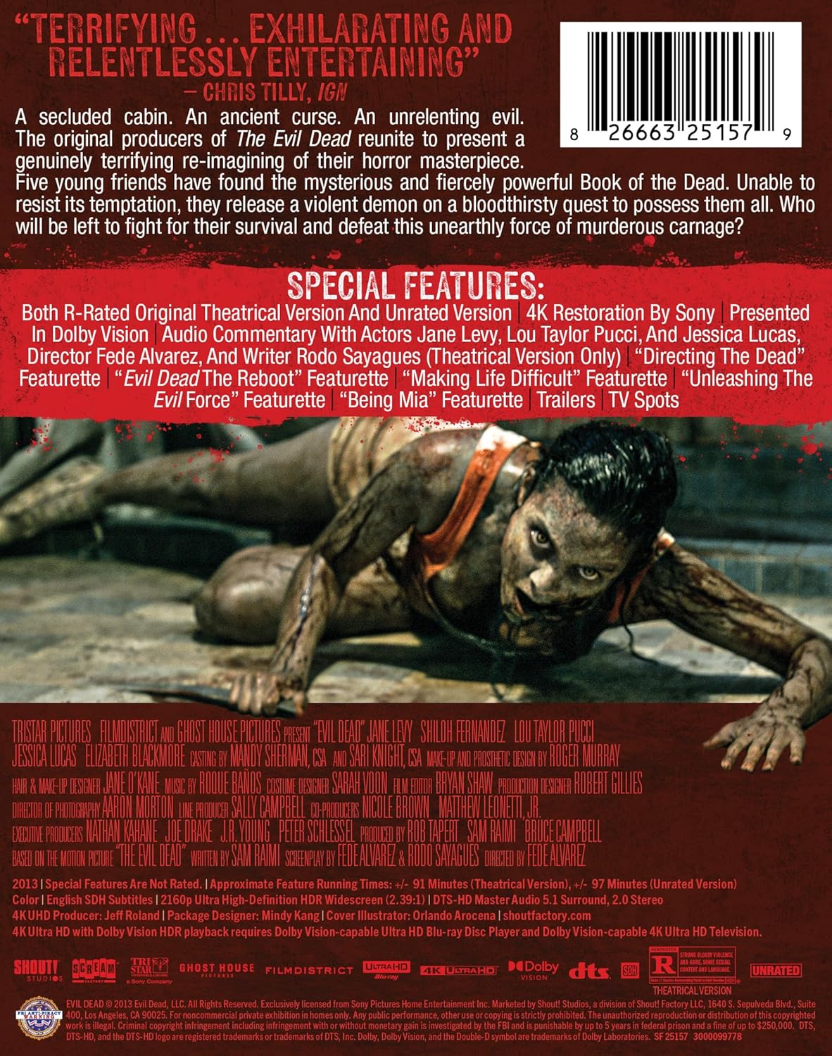 Evil Dead (2013) Limited Edition Steelbook 4K UHD
