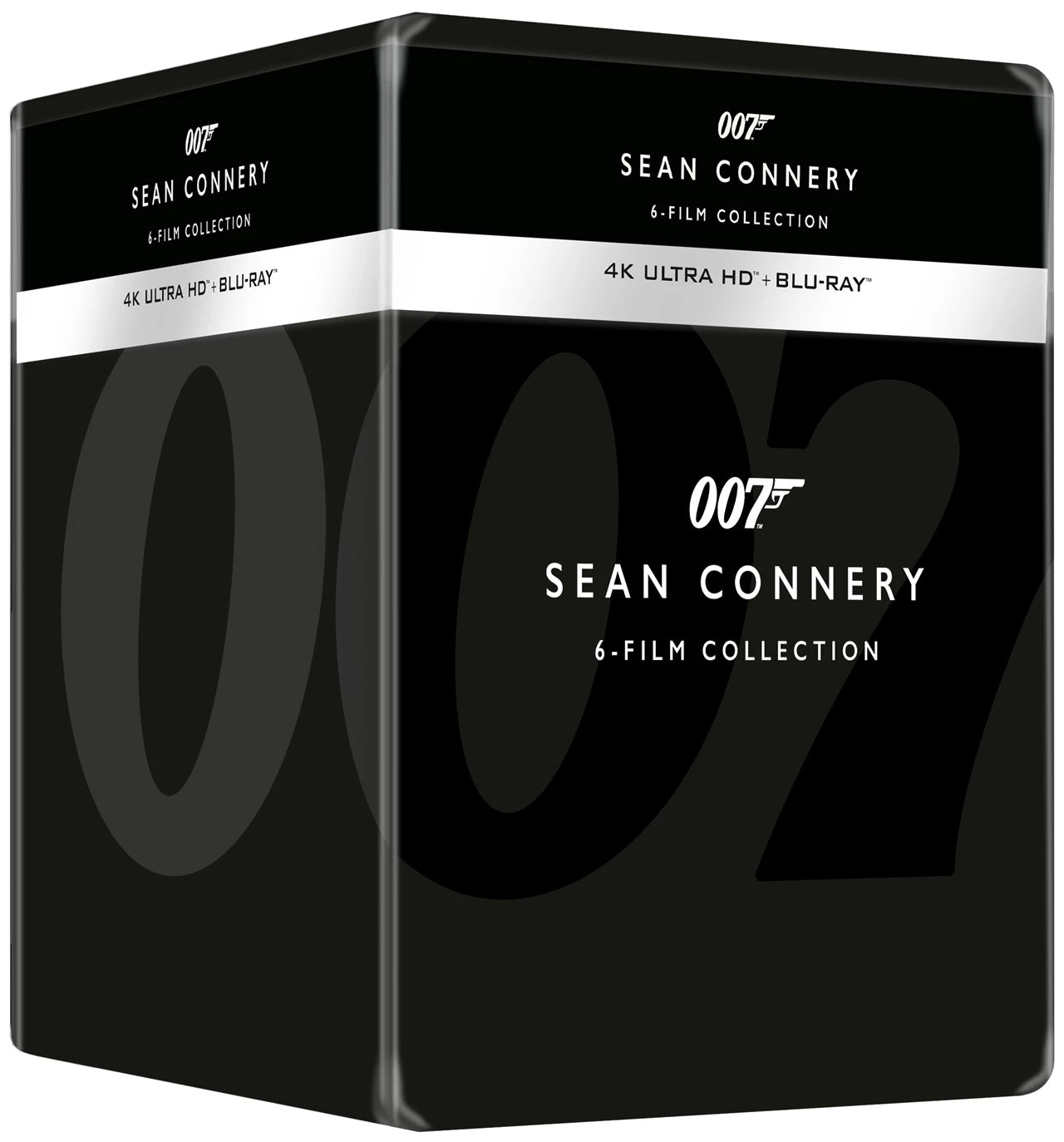 James Bond: Sean Connery 6-Film Collection Steelbook Library Case 4K + Blu-ray (UK) Region Free (1 Per Customer)