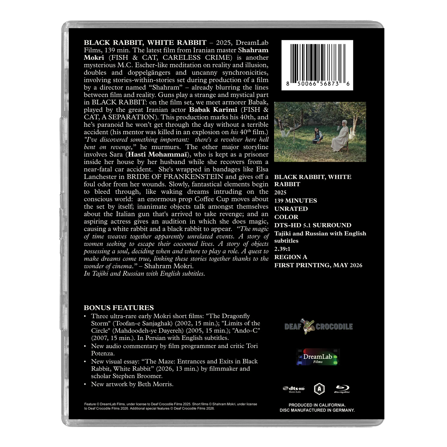 Black Rabbit, White Rabbit Deluxe Limited Edition Blu-ray (Deaf Crocodile)
