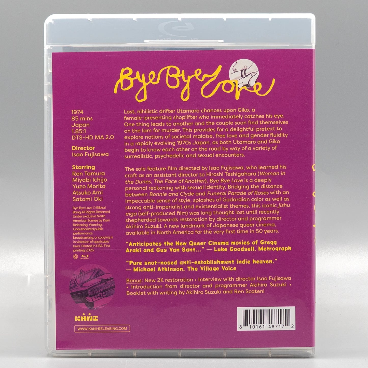 PRE-ORDER: Bye Bye Love with Limited Edition Slipcover