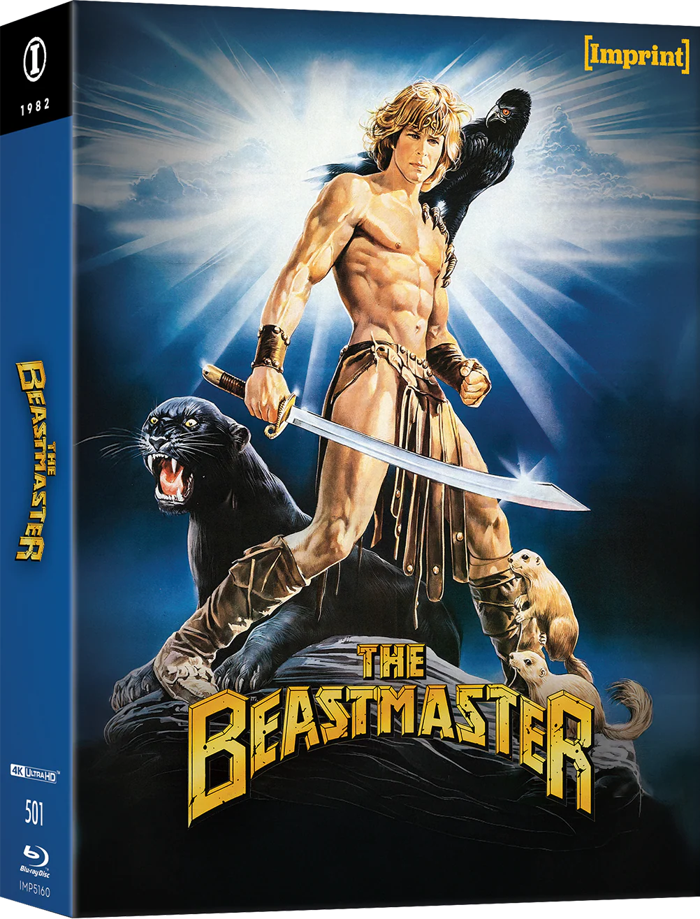 The Beastmaster (1982) - 4K UHD + Blu-ray Limited Edition Steelbook in 3D Lenticular Hardcase + Double-Sided Poster