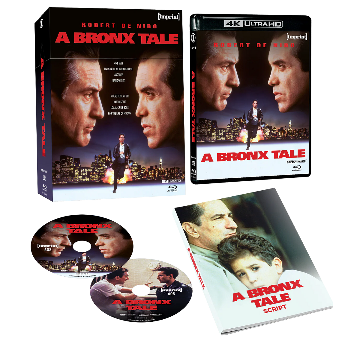 A Bronx Tale (1993) - Limited Edition 4K UHD + Blu-ray Hardbox + Hardcover Booklet - Imprint Collection #608