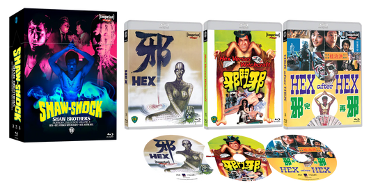 SHAW-SHOCK: SHAW BROTHERS HORROR COLLECTION - VOLUME THREE: THE HEX TRILOGY (1980 - 1982) - LIMITED EDITION BLU-RAY HARDBOX - IMPRINT ASIA #74 - 76