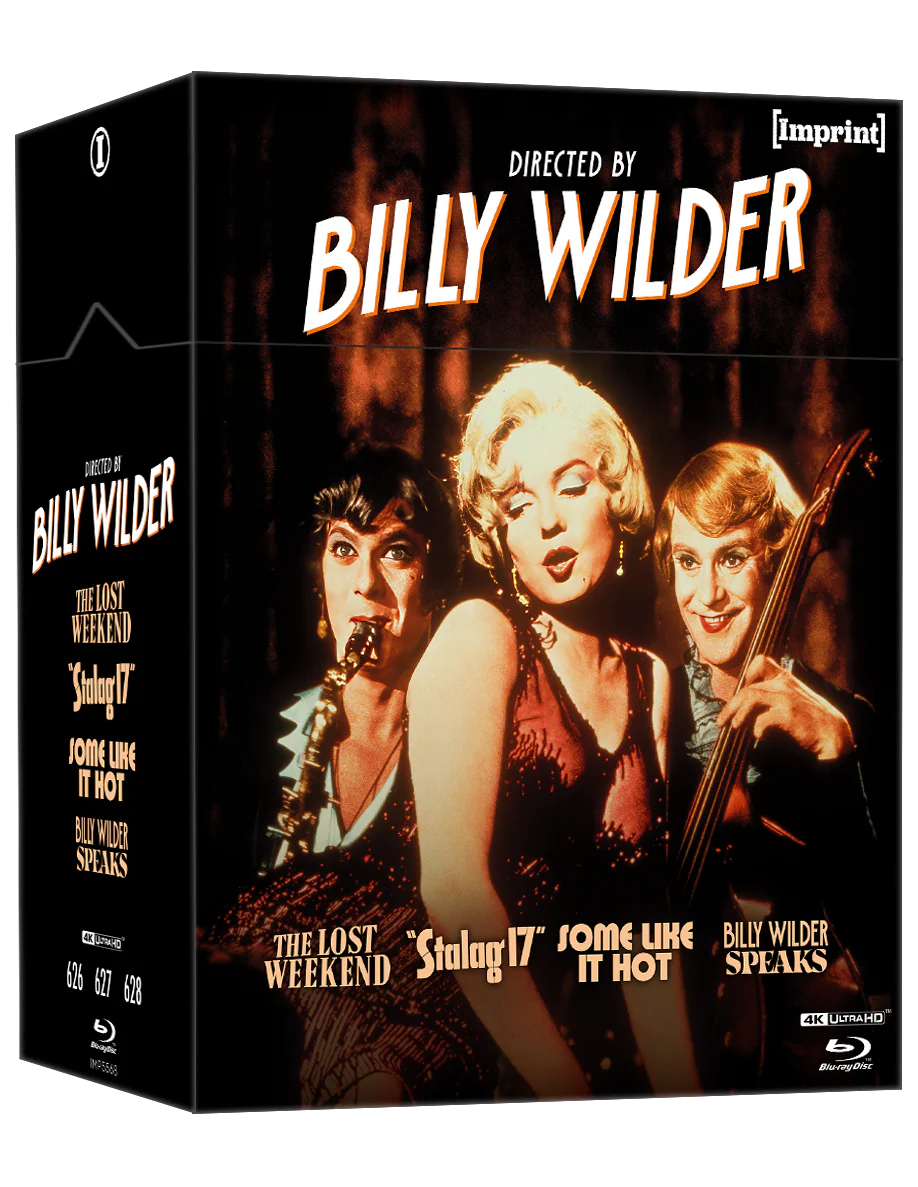 PRE-ORDER: Directed By... Billy Wilder (1945 - 1959) - 4K UHD + Blu-ray Limited Edition Hardbox + Hardcover Booklet - Imprint Collection #626 - 628