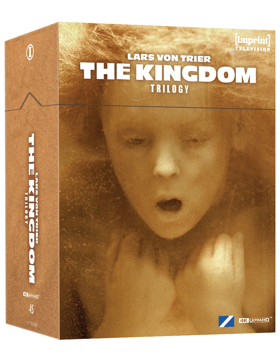 PRE-ORDER: Lars von Trier's The Kingdom Trilogy (1994 - 2022) - Imprint Television #45 - 4K UHD Limited Edition Hardbox + Hardcover Booklet / Blu-ray Special Edition