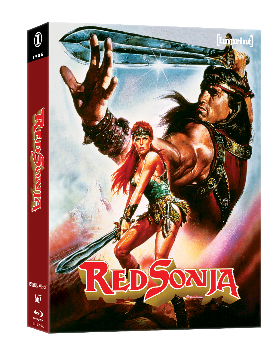 PRE-ORDER: Red Sonja (1985) - 4K UHD + Blu-ray Limited Edition SteelBook in 3D Lenticular Hardcase + Poster - Imprint Collection #667