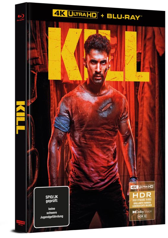 Kill - 2-Disc Limited Collector's Mediabook (UHD-Blu-ray + Blu-ray/Region B) (Import/Caplelight Pictures)
