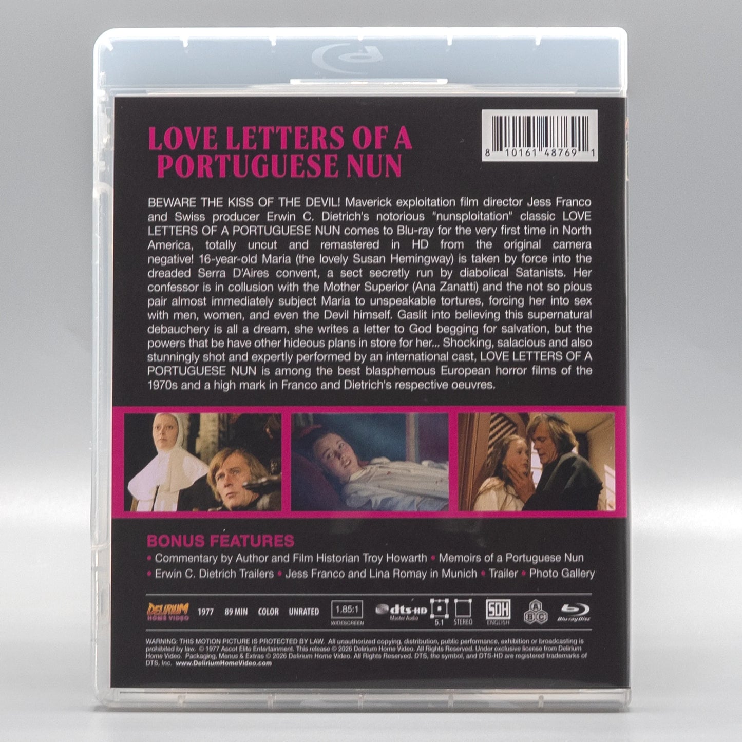 PRE-ORDER: Love Letters of a Portuguese Nun with Limited Edition Slipcover Blu-ray