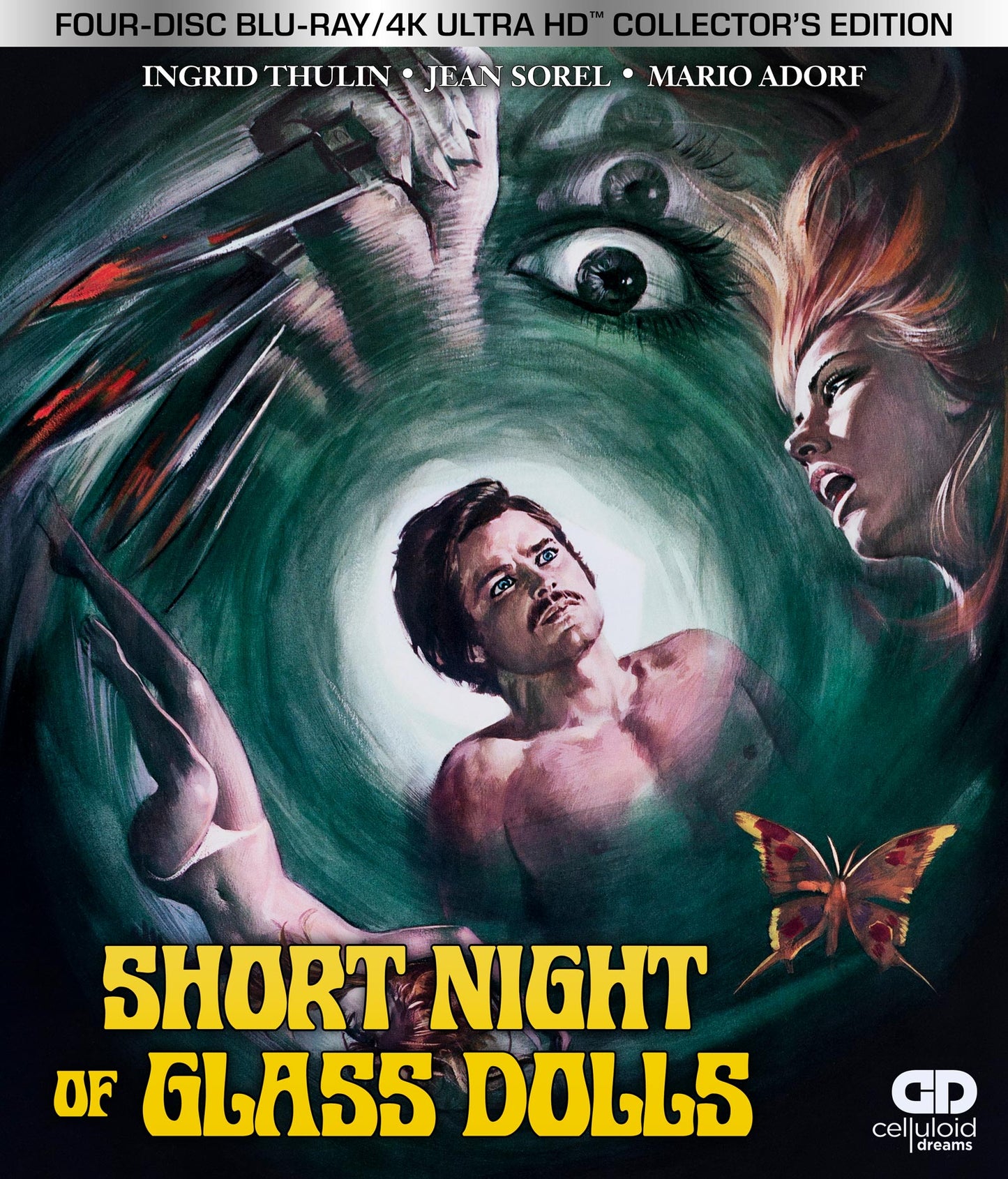 Short Night Of Glass Dolls 4K UHD/Blu-Ray Collector's Edition With Hardcase