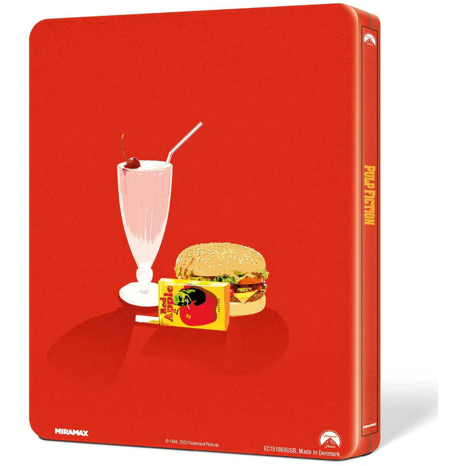PRE-ORDER: Pulp Fiction Limited Edition Steelbook (UK) 4K Ultra HD + Blu-Ray (Region Free)