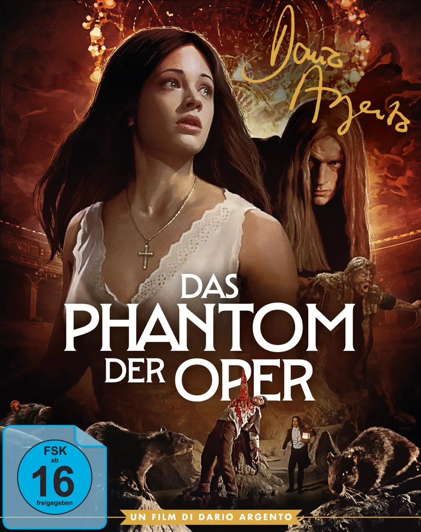 The Phantom of the Opera (Dario Argento) (Limited Edition Mediabook, 4K-UHD+Blu-ray Region B) (Import/Plaion)