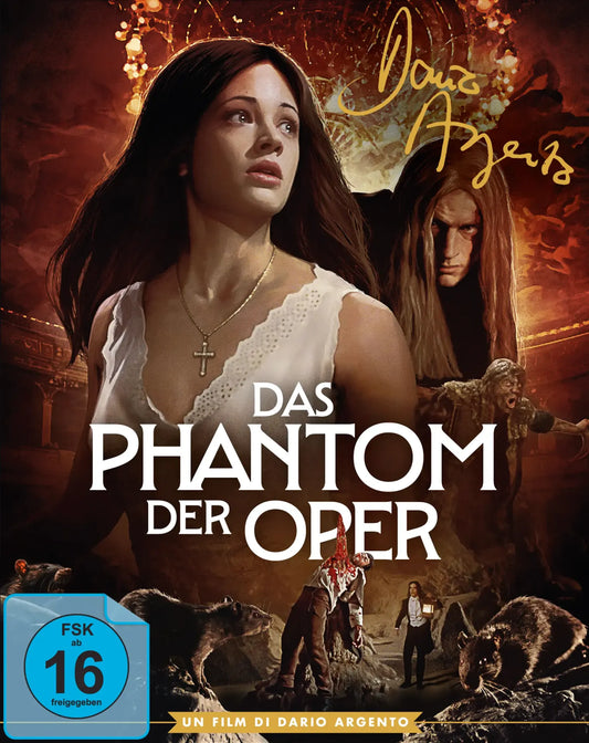 The Phantom of the Opera (Dario Argento) (Limited Edition Mediabook, 4K-UHD+Blu-ray Region B) (Import/Plaion)