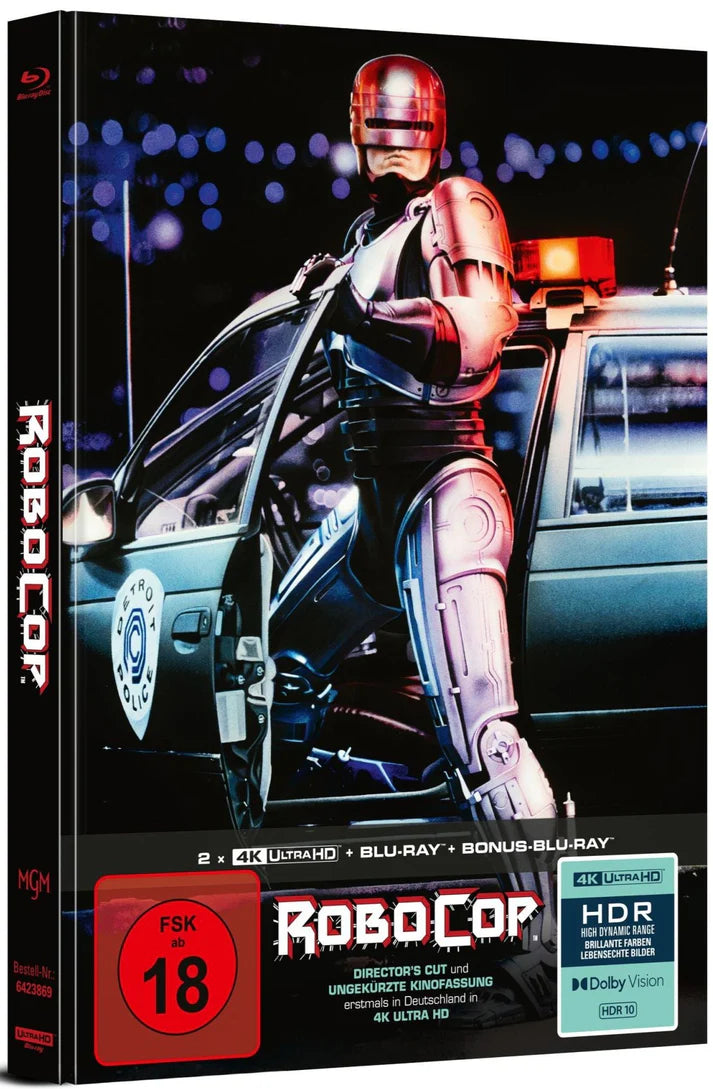 RoboCop Limited Mediabook - (4K UHD + Blu-ray/Region B) (Import/Capelight)