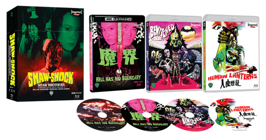 PRE-ORDER: Shaw-Shock: Shaw Brothers Horror Collection - Volume Four (1981-1982) - Limited Edition 4K UHD + Blu-ray (Region Free) Hardbox - Imprint Asia #77-79