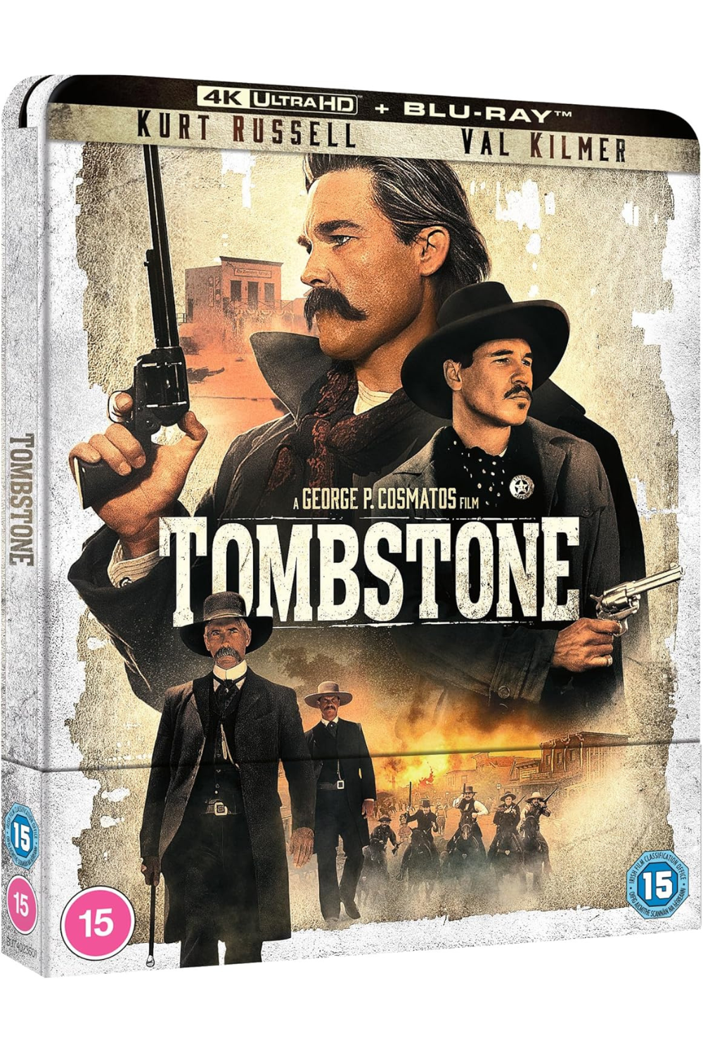 Tombstone Steelbook (4K UHD + Blu-Ray) UK Import Region Free