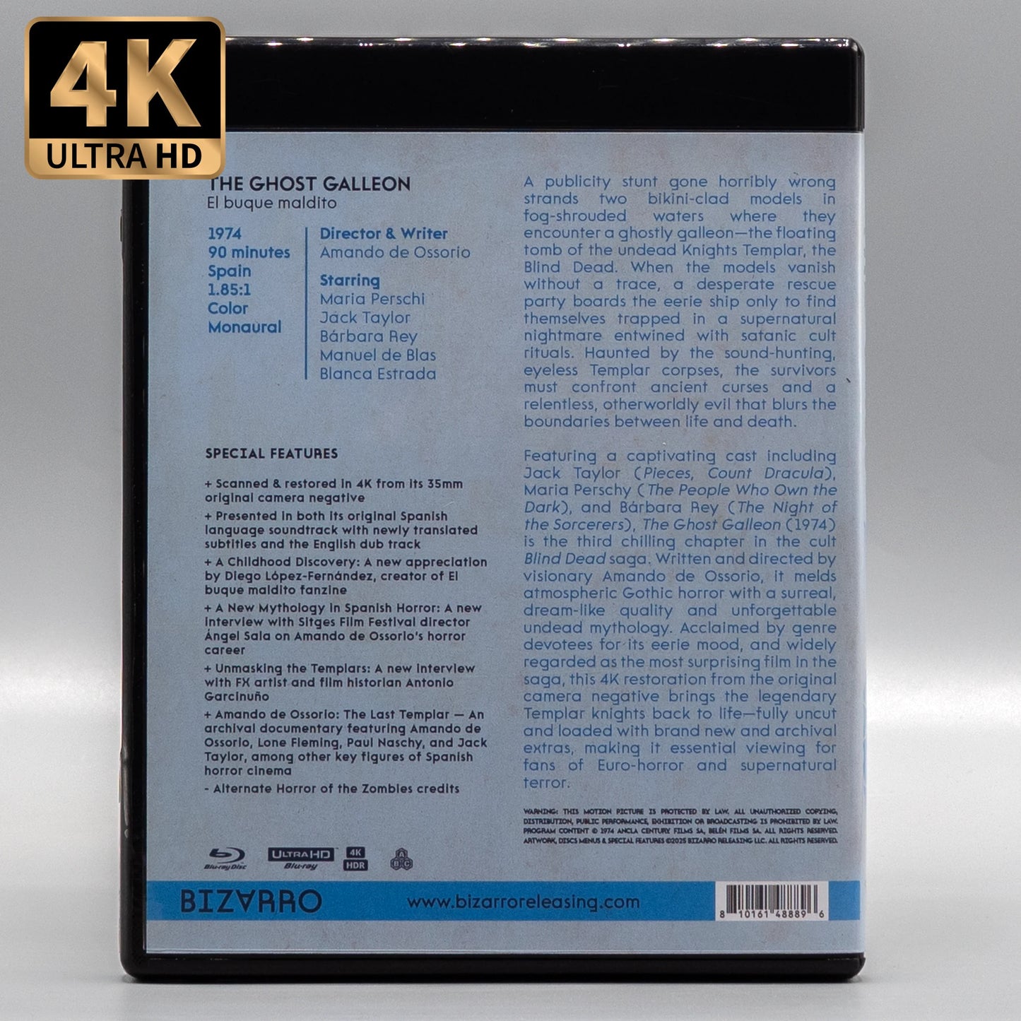 PRE-ORDER: The Ghost Galleon with Limited Edition Slipcover 4K UHD + Blu-ray