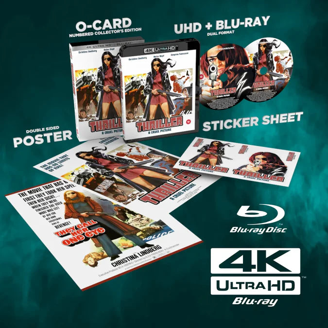 Thriller - A Cruel Picture Limited Edition (UK) 4K Ultra HD + Blu-Ray (Region Free)