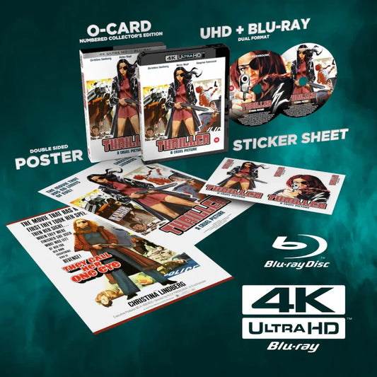 Thriller - A Cruel Picture Limited Edition (UK) 4K Ultra HD + Blu-Ray (Region Free)