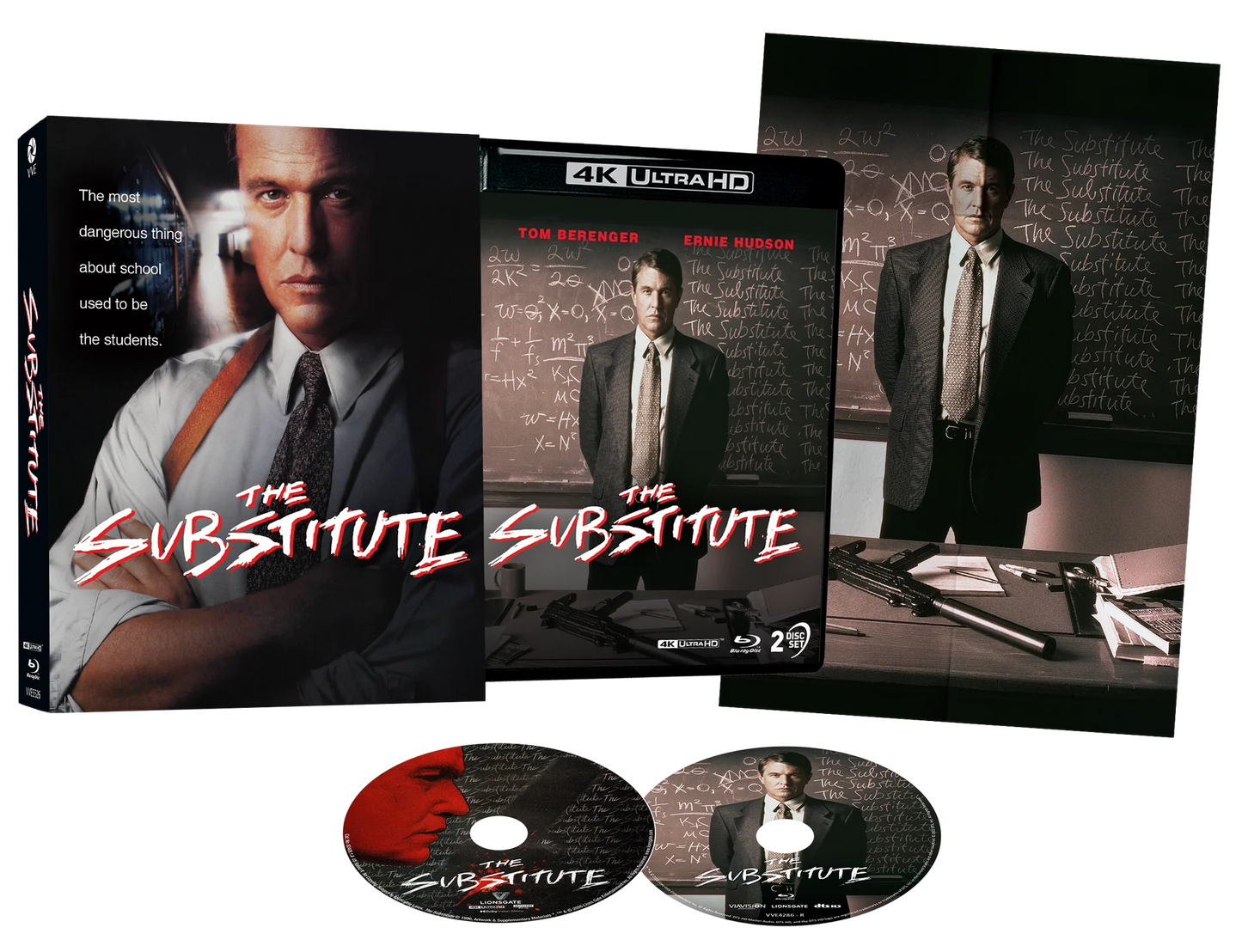 ** SEE NOTES: The Substitute - 4K UHD + Blu-ray (Region B) Limited Edition Hardcase + Poster (Import/Via Vision)