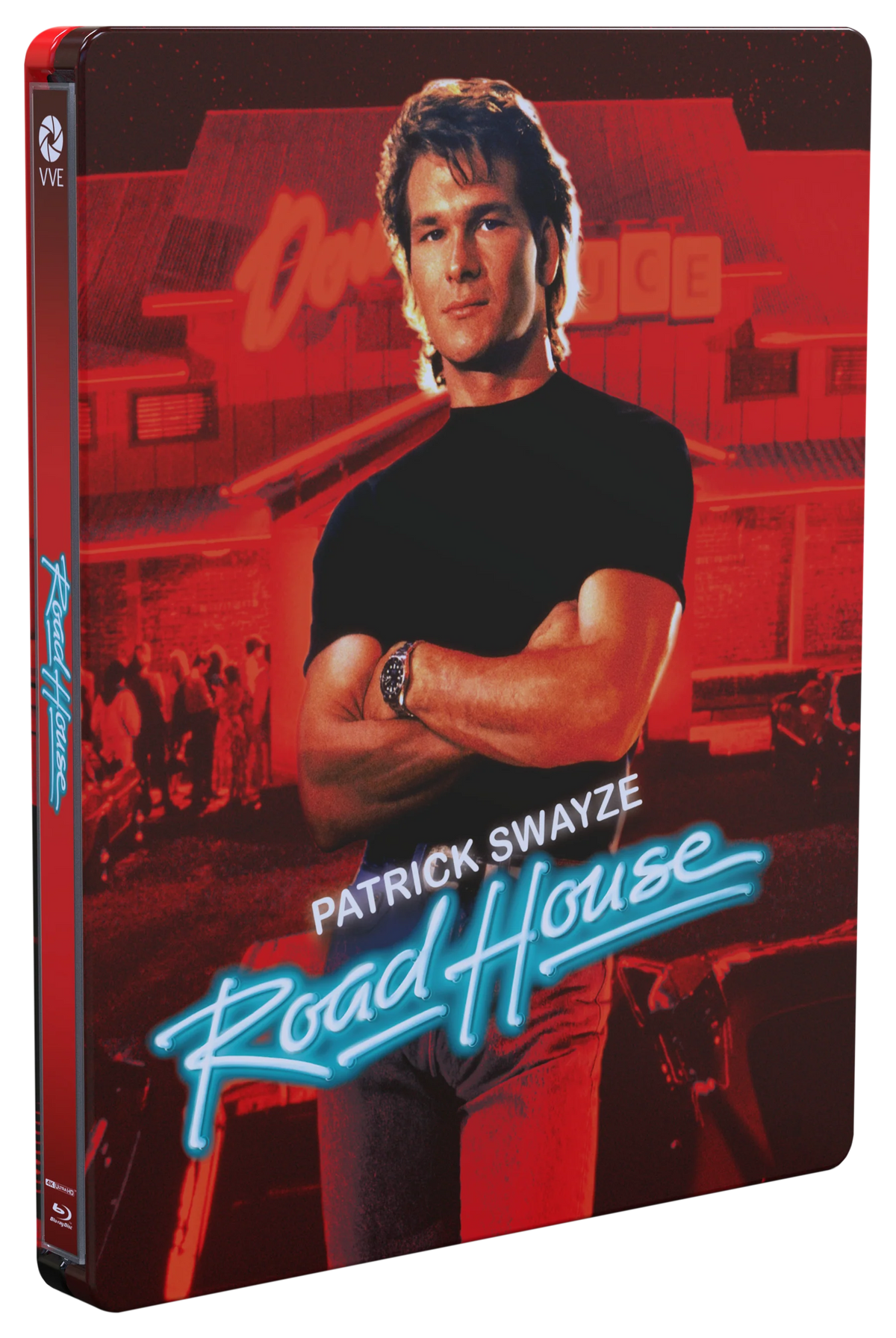 **SEE NOTES: Road House (1989) - 4K UHD + Blu-ray Limited Edition Steelbook in Hardcase + Poster